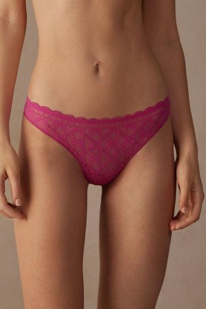 Intimissimi Blonder and Microfiber Brazilian Truser Dame Rosa | NOHK3560