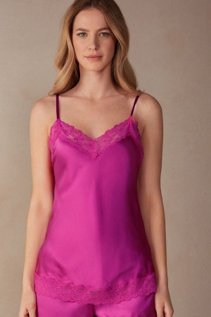 Intimissimi Blonder and Silk Tank Top Dame Rosa | NOIS4321