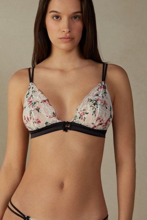 Intimissimi Bloom & Blossom Triangle BH Dame Hvite | NOUT4890