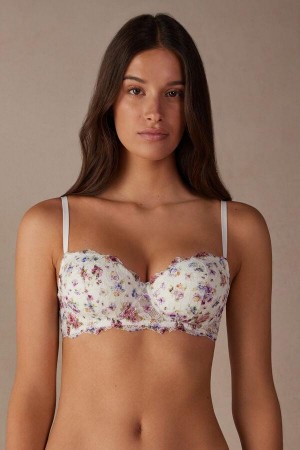 Intimissimi Dreaming of Spring Sofia Balconette BH Dame Hvite | NOEX4586