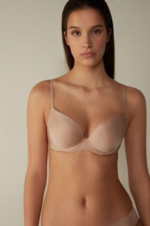 Intimissimi Irina Microfiber Balconette BH Dame Beige | NOAP4936