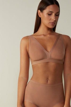 Intimissimi Lara Invisible Touch Triangle BH Dame Beige | NOTV4792