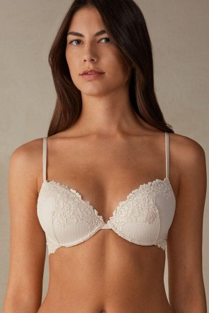 Intimissimi Pretty Flowers Bellissima Push-up BH Dame Rosa | NOAP4761