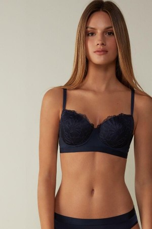 Intimissimi Romantic Life Sofia Balconette BH Dame Blå | NOAP4467