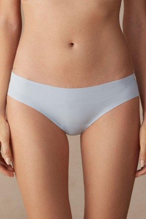 Intimissimi Seamless Supima® Bomull Truser Dame Blå | NOAP3687