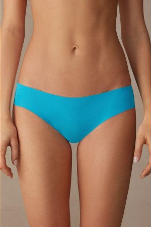 Intimissimi Seamless Supima® Bomull Truser Dame Turkis | NOWY3678