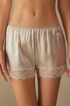 Intimissimi Silk Shorts Pyjamas Dame Rosa | NOAP4051