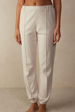 Intimissimi Slow and Cozy Pants in Warm Bomull Pyjamas Dame Beige | NOEX3989