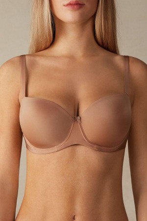 Intimissimi Sofia Balconette in Ultralight Microfiber BH Dame Beige | NODN4499