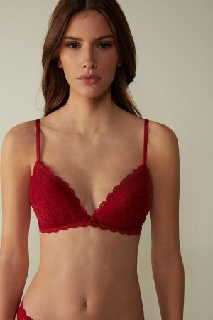 Intimissimi Tiziana Triangle in Blonder BH Dame Rød | NOSO4656