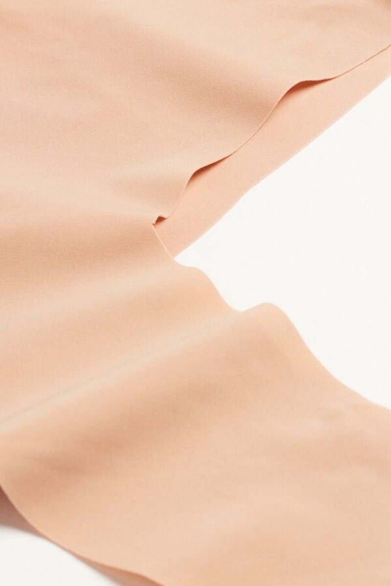 Intimissimi 80s-style Brazilian in Ultralight Microfiber Truser Dame Beige | NOAP3513