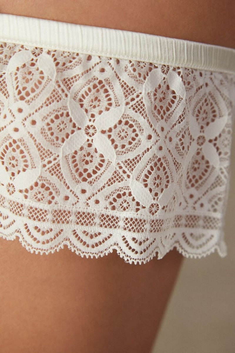 Intimissimi Blonder Garter Dameundertøy Dame Hvite | NOPQ4163