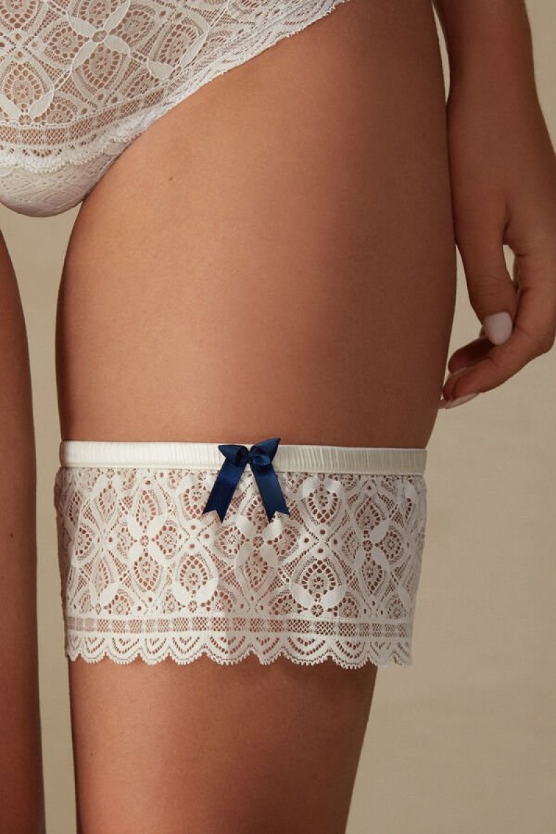 Intimissimi Blonder Garter Dameundertøy Dame Hvite | NOPQ4163