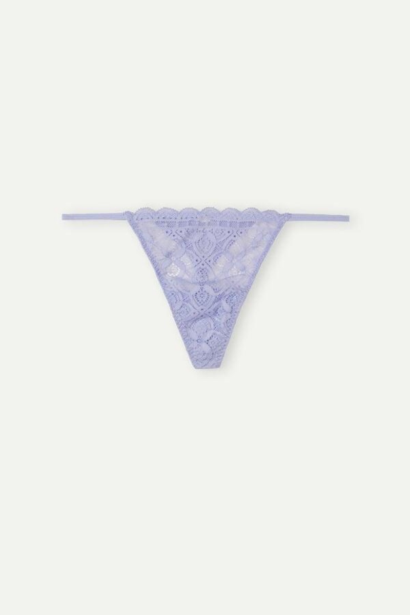 Intimissimi Blonder String Thong Truser Dame Lavendel | NOUT3802