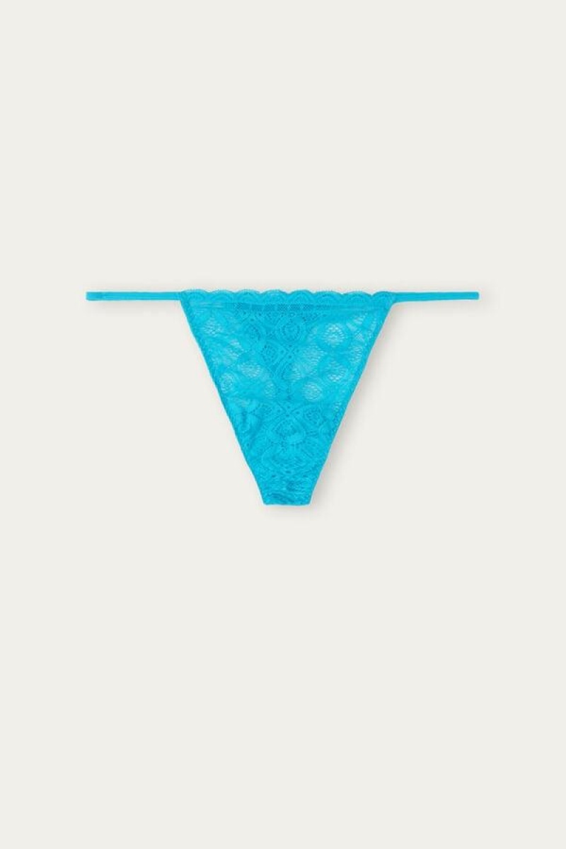 Intimissimi Blonder String Thong Truser Dame Turkis | NOOR3800