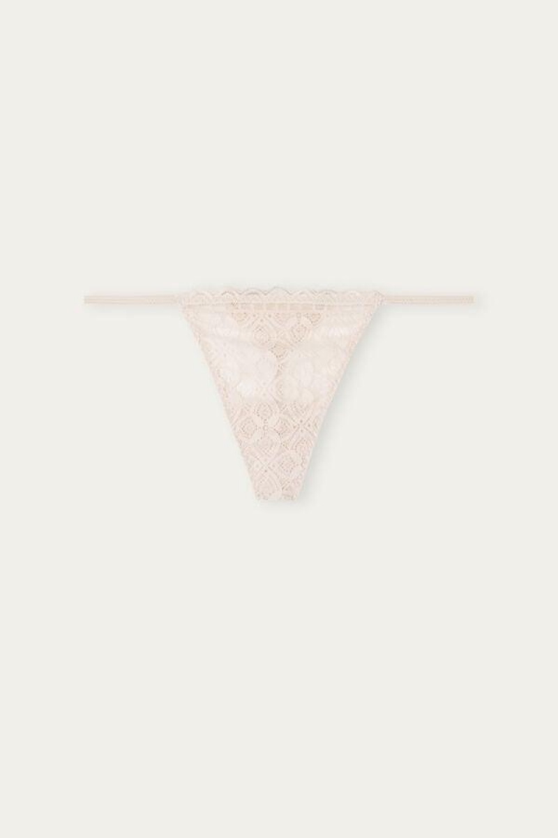 Intimissimi Blonder String Thong Truser Dame Rosa | NOGL3769