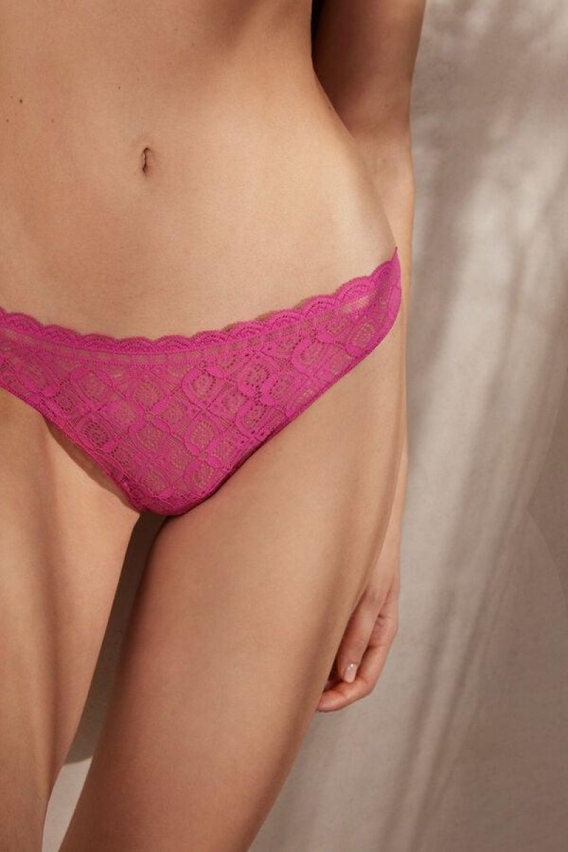 Intimissimi Blonder and Microfiber Brazilian Truser Dame Rosa | NOHK3560