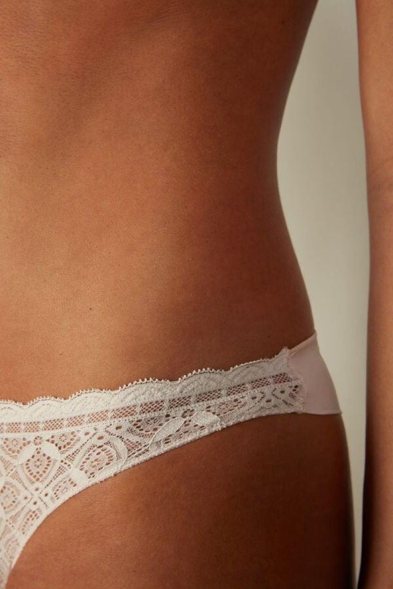 Intimissimi Blonder and Microfiber Brazilian Truser Dame Rosa | NOHK3533