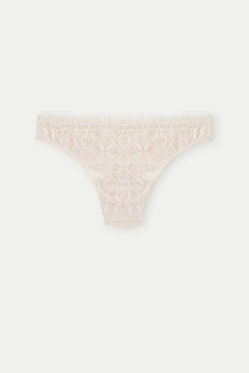 Intimissimi Blonder and Microfiber Brazilian Truser Dame Rosa | NOHK3533