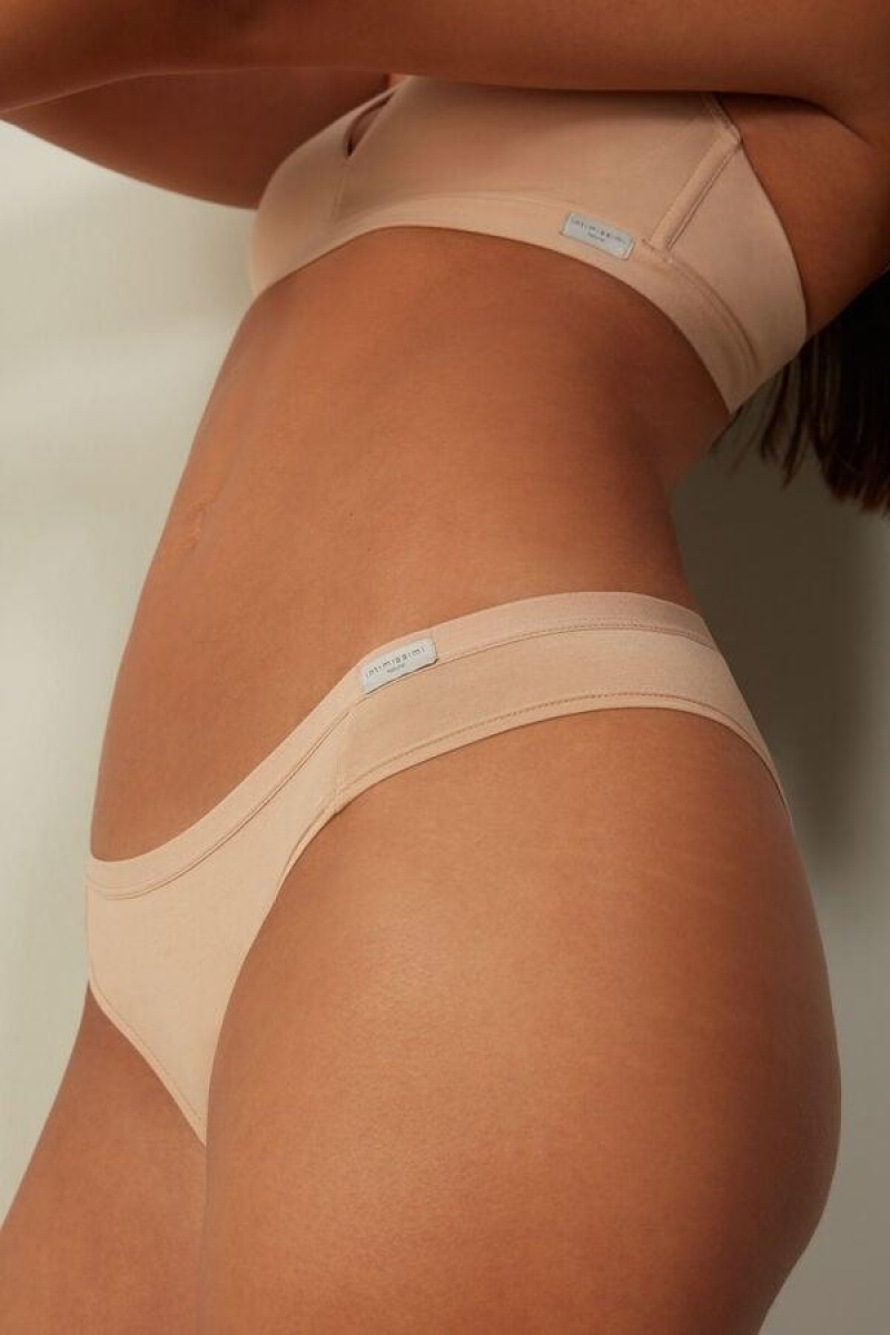 Intimissimi Bomull Truser Dame Beige | NONB3629