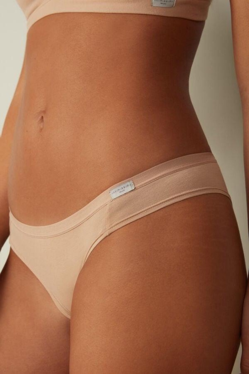 Intimissimi Bomull Truser Dame Beige | NONB3629