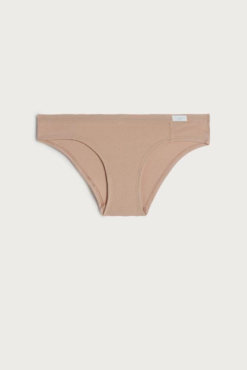 Intimissimi Bomull Truser Dame Beige | NONB3629