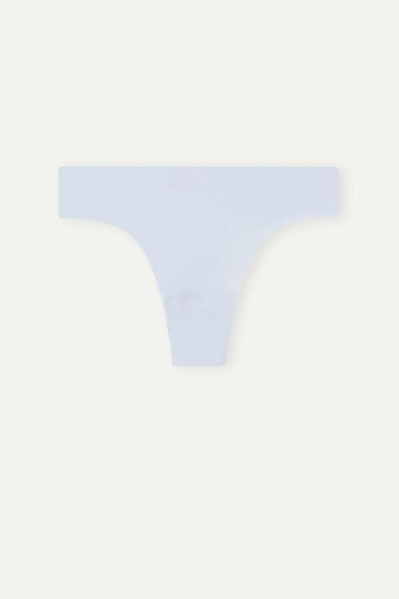 Intimissimi Brazilian in Seamless Ultra Light Microfiber Truser Dame Blå | NORW3572