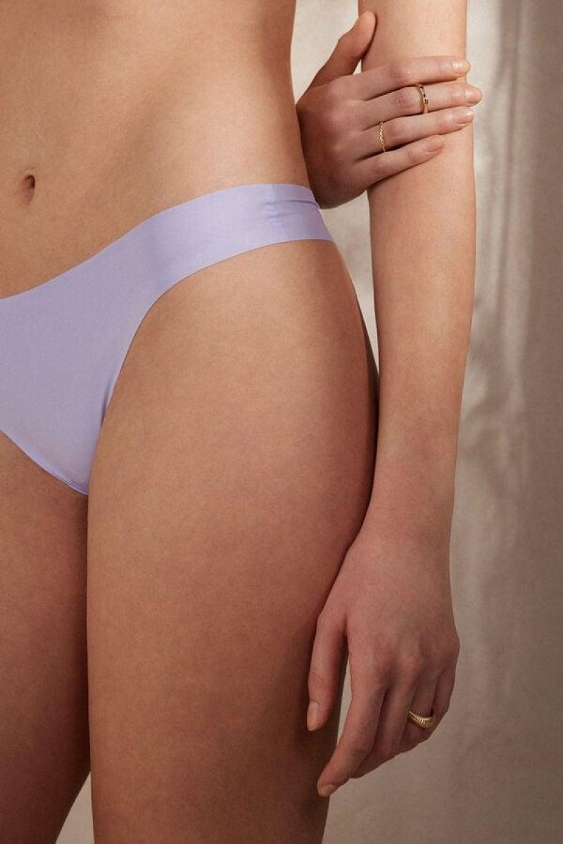 Intimissimi Brazilian in Seamless Ultra Light Microfiber Truser Dame Lavendel | NOPQ3566