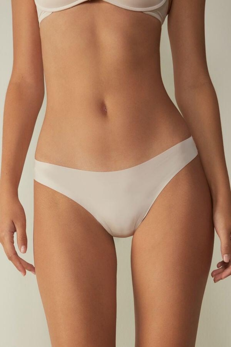 Intimissimi Brazilian in Seamless Ultra Light Microfiber Truser Dame Rosa | NONB3498