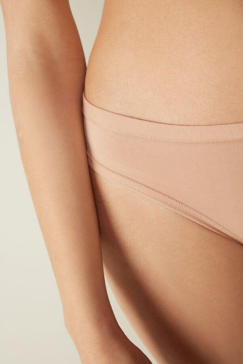 Intimissimi Brazilian in Ultralight Supima® Bomull Truser Dame Beige | NOIS3516