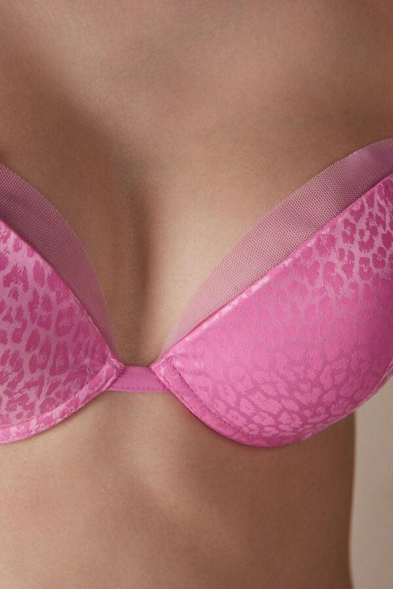 Intimissimi Cool Minimal Simona Super Push-up BH Dame Rosa | NOHK4781