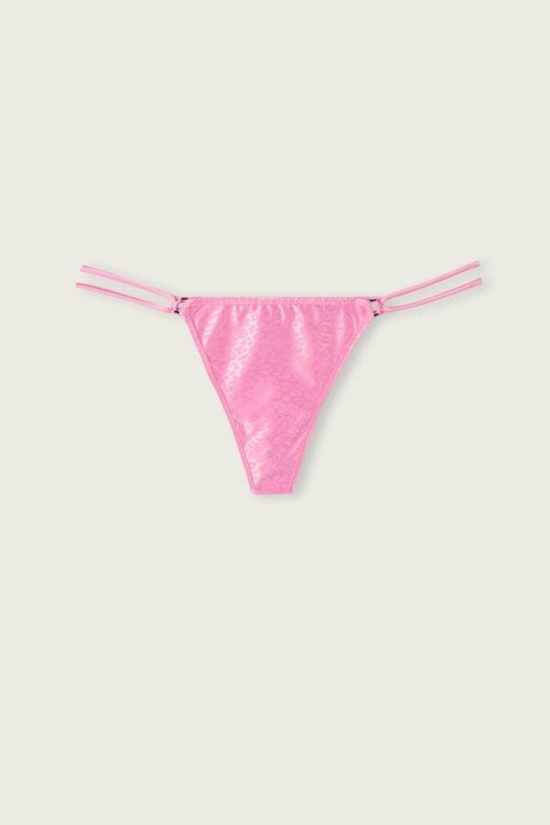 Intimissimi Cool Minimal String Thong Truser Dame Rosa | NOZG3815