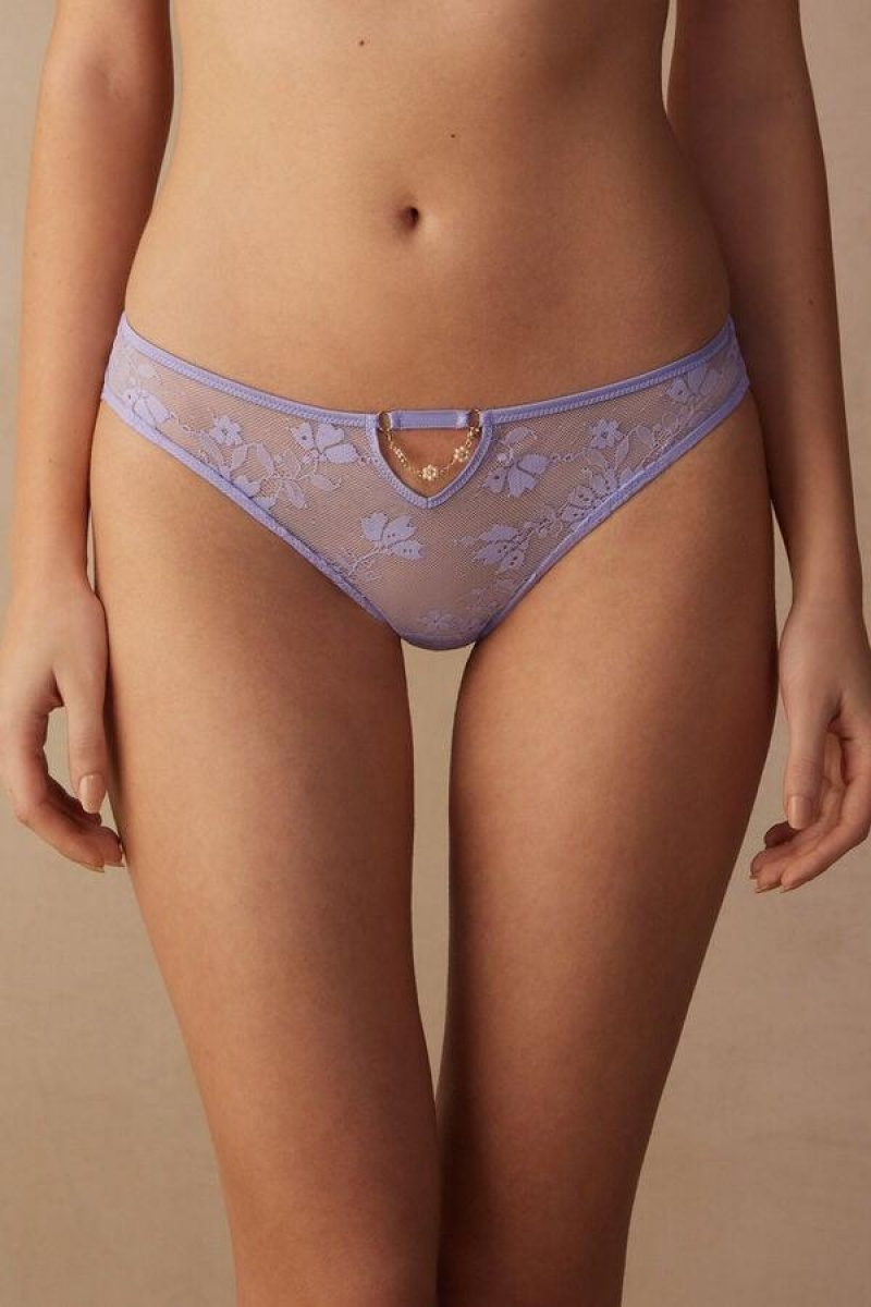 Intimissimi Cover Me in Daisies Brazilian Truser Dame Lavendel | NOIS3593