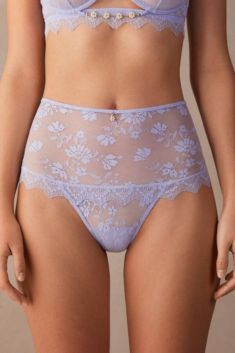 Intimissimi Cover Me in Daisies Hipster Brazilian Truser Dame Lavendel | NONB3758