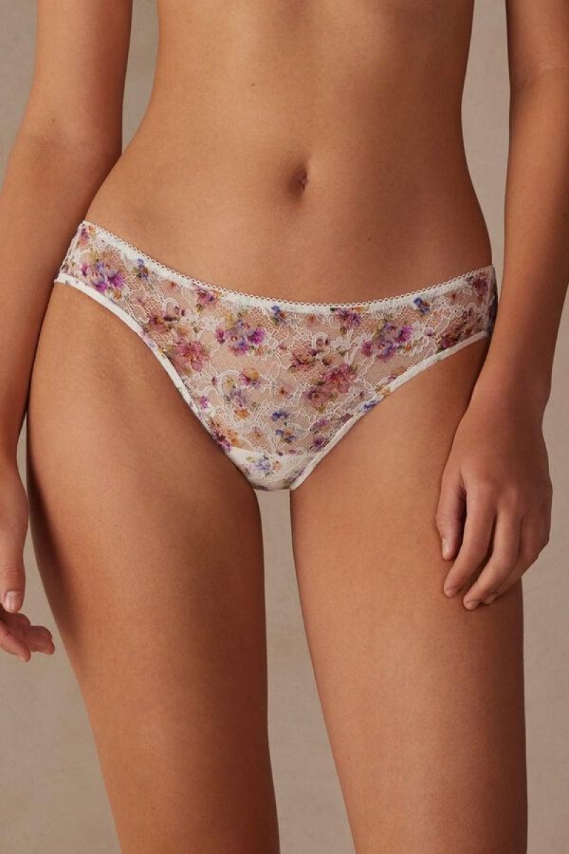 Intimissimi Dreaming of Spring Brazilian Truser Dame Hvite | NOPQ3591