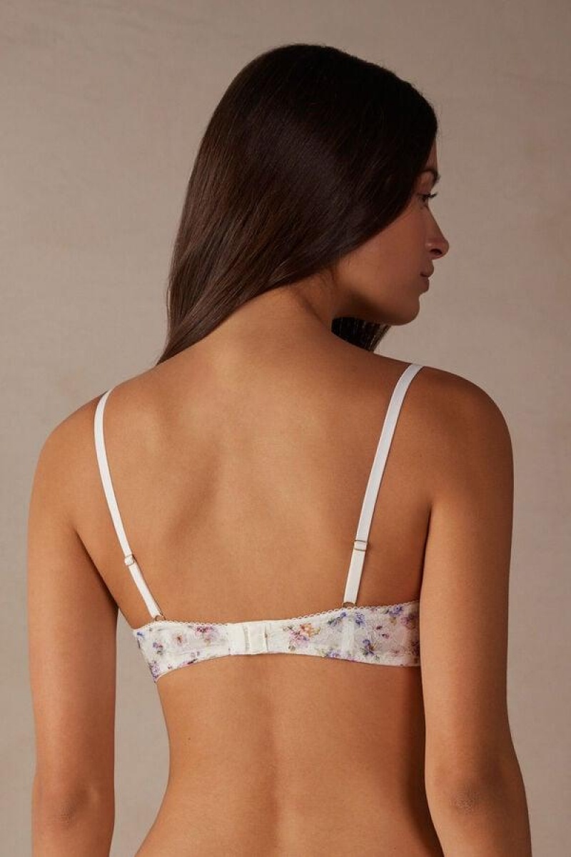 Intimissimi Dreaming of Spring Sofia Balconette BH Dame Hvite | NOEX4586