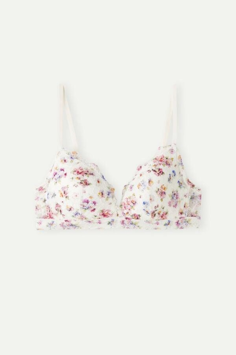 Intimissimi Dreaming of Spring Tiziana Triangle BH Dame Hvite | NOAP4904