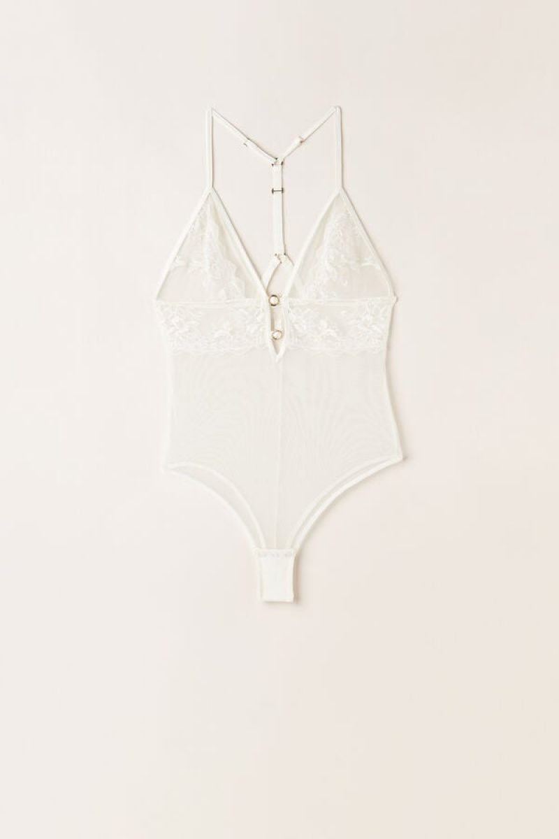 Intimissimi Fearless Femininity Tulle and Blonder Body Dame Hvite | NOHK4184