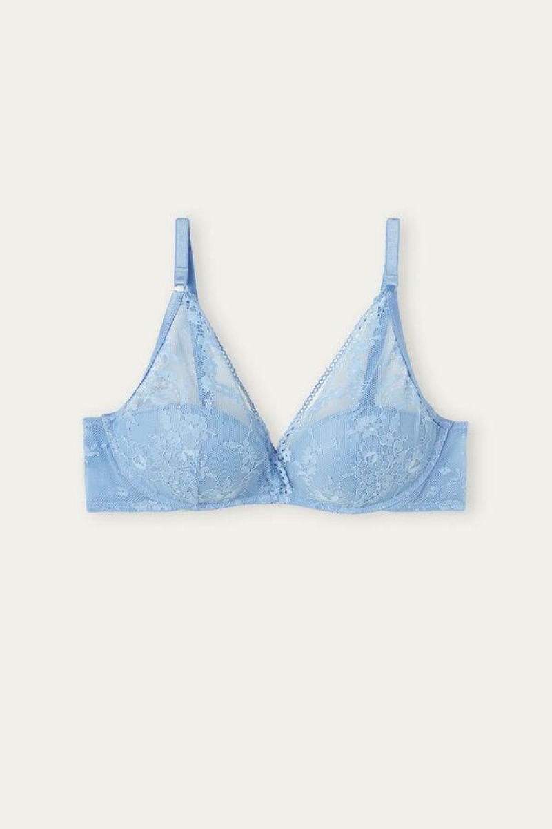 Intimissimi Feeling Beautiful Giorgia Balconette BH Dame Lyse Blå | NOYU4583