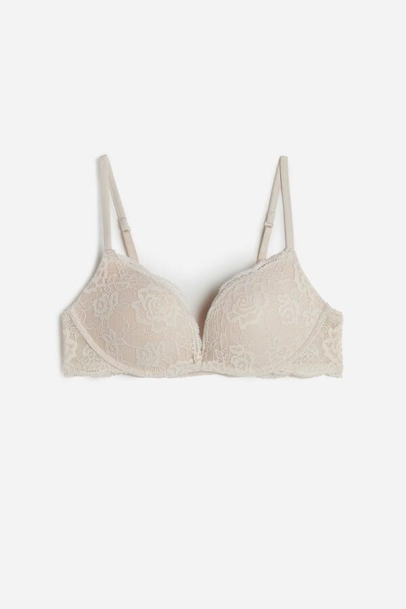 Intimissimi Gioia Blonder Super Push-Up BH Dame Rosa | NOHK4722