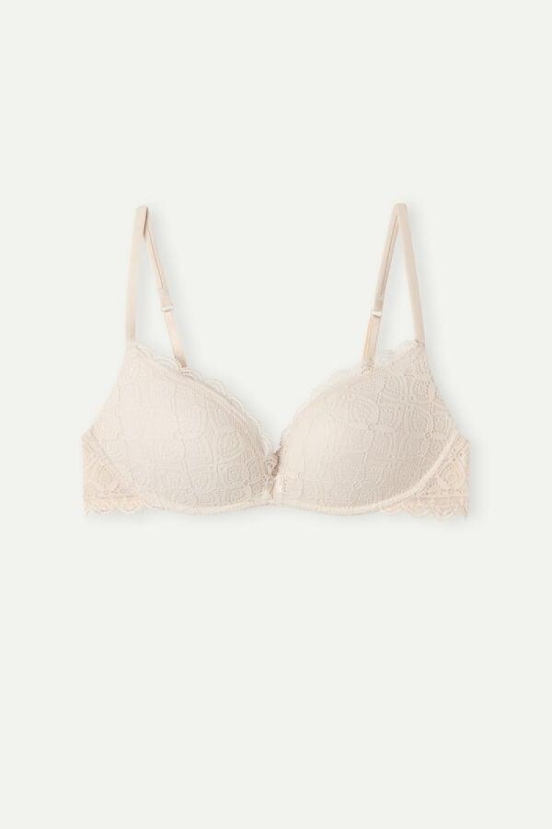 Intimissimi Gioia Super Push-Up in Blonder BH Dame Rosa | NOIS4737