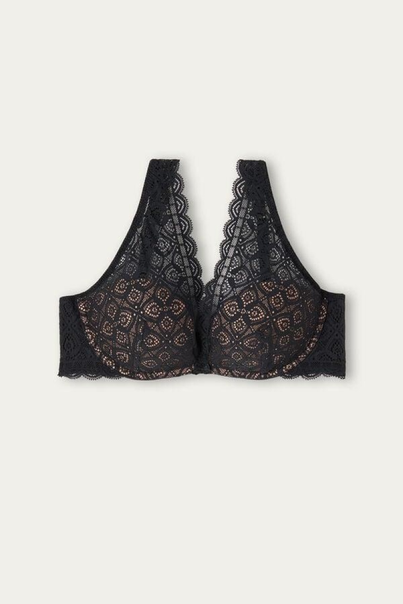 Intimissimi Giorgia Balconette in Blonder BH Dame Svarte | NORW4456