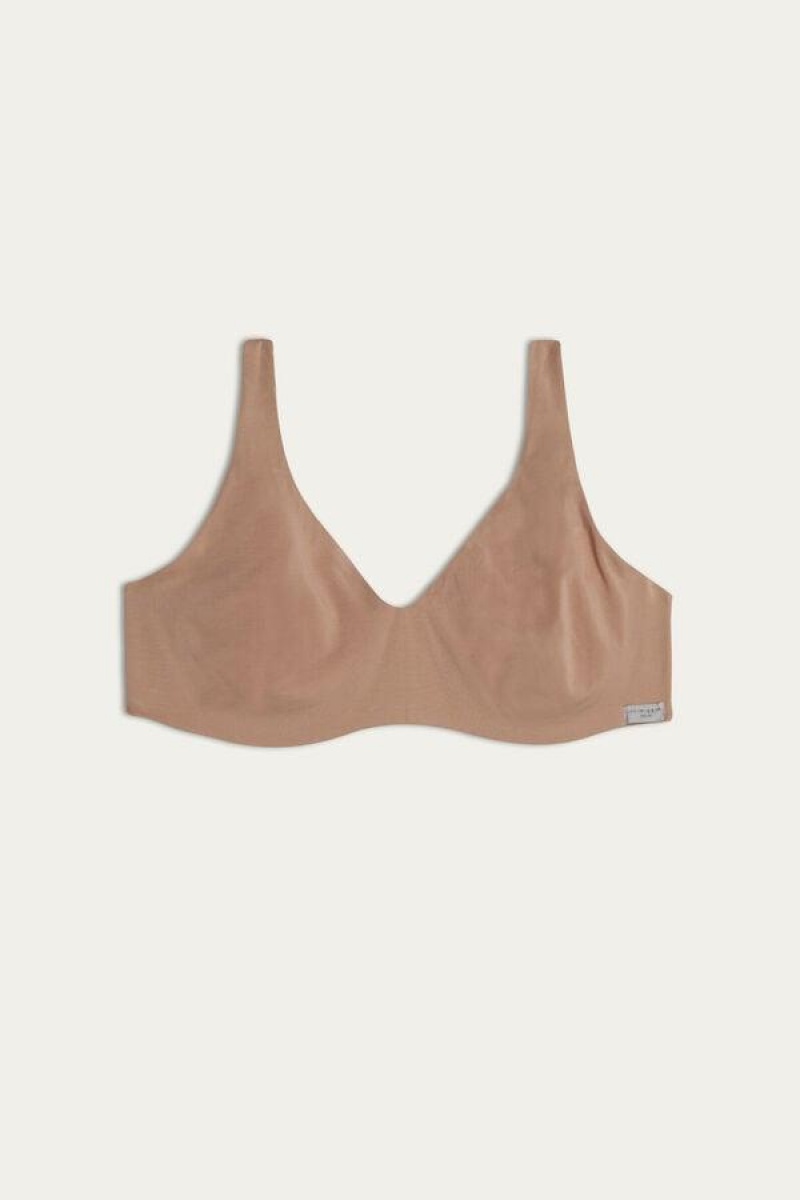 Intimissimi Greta Balconette in Bomull BH Dame Beige | NOKI4441