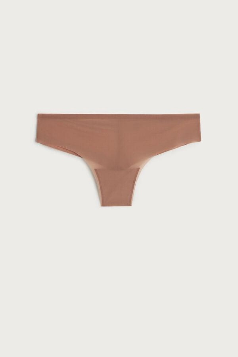 Intimissimi Invisible Touch Brazilian Truser Dame Beige | NOJJ3506