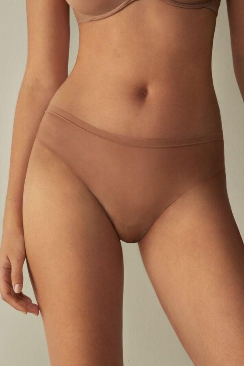 Intimissimi Invisible Touch Brazilian Truser Dame Beige | NOJJ3506