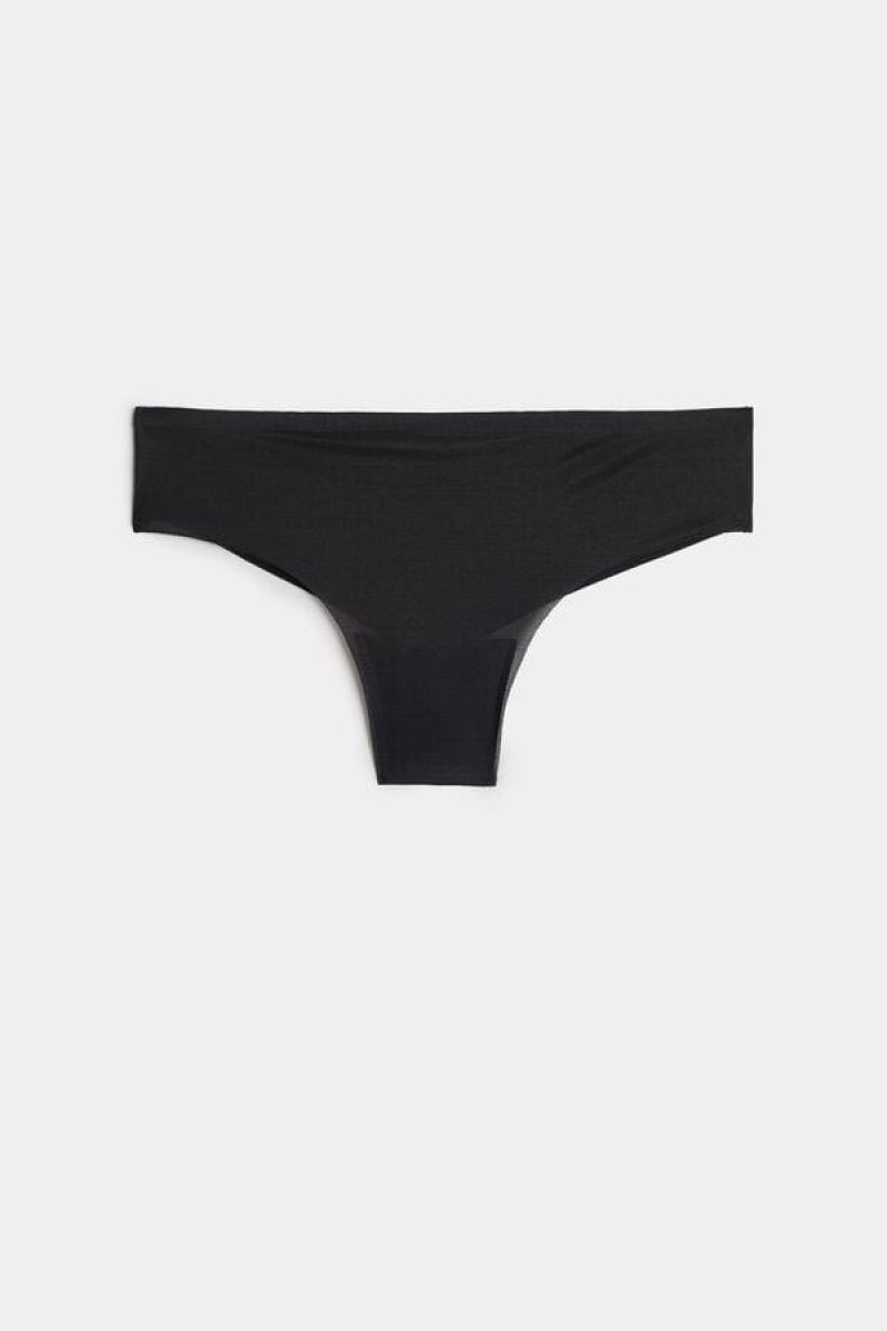 Intimissimi Invisible Touch Brazilian Truser Dame Svarte | NOKI3505