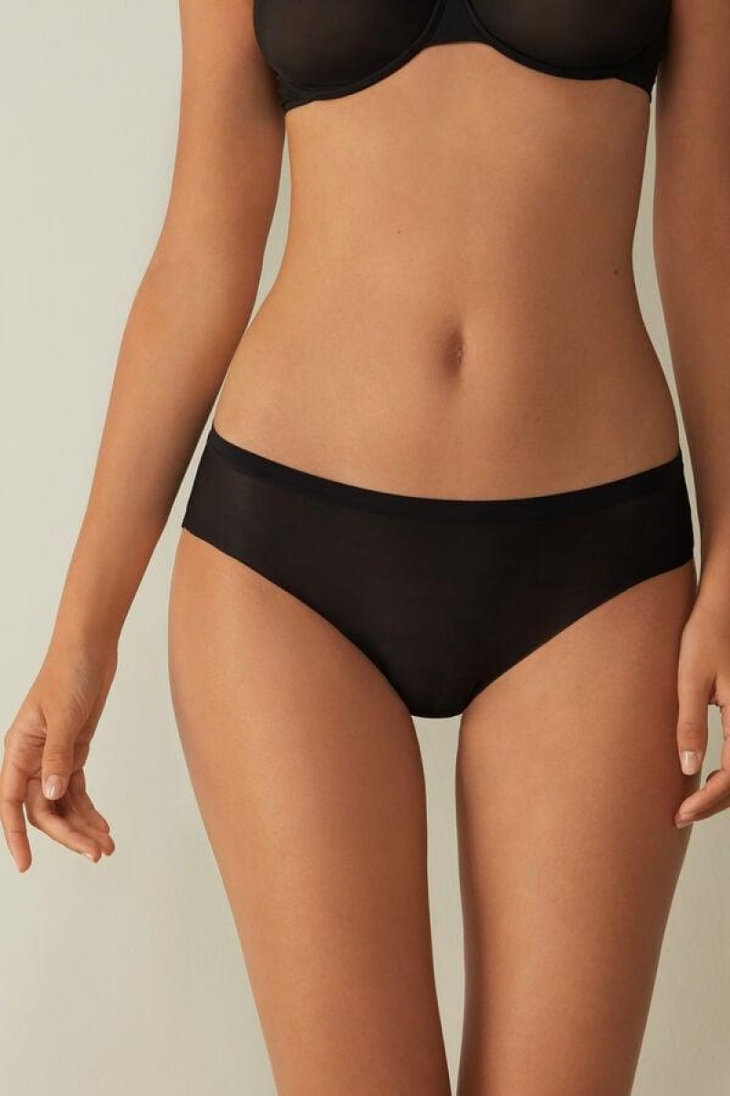 Intimissimi Invisible Touch Briefs Truser Dame Svarte | NOZG3711