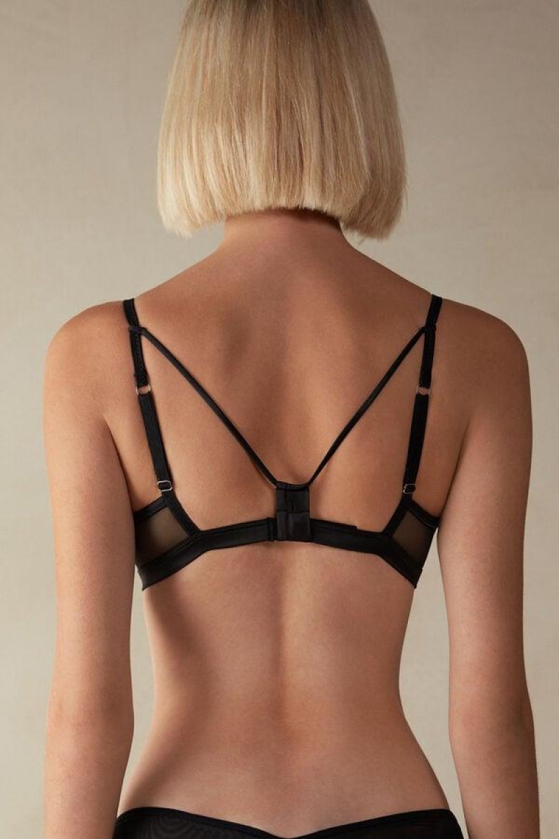 Intimissimi Layers of Lust Emma Triangle BH Dame Svarte | NOMA4897