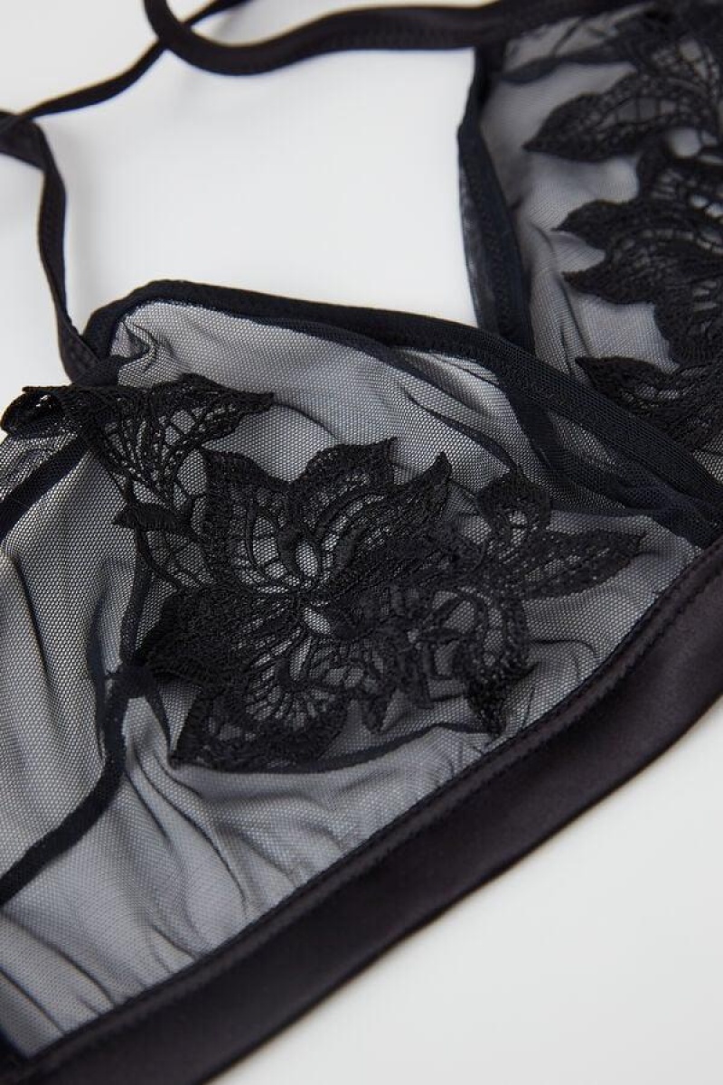 Intimissimi Layers of Lust Emma Triangle BH Dame Svarte | NOMA4897