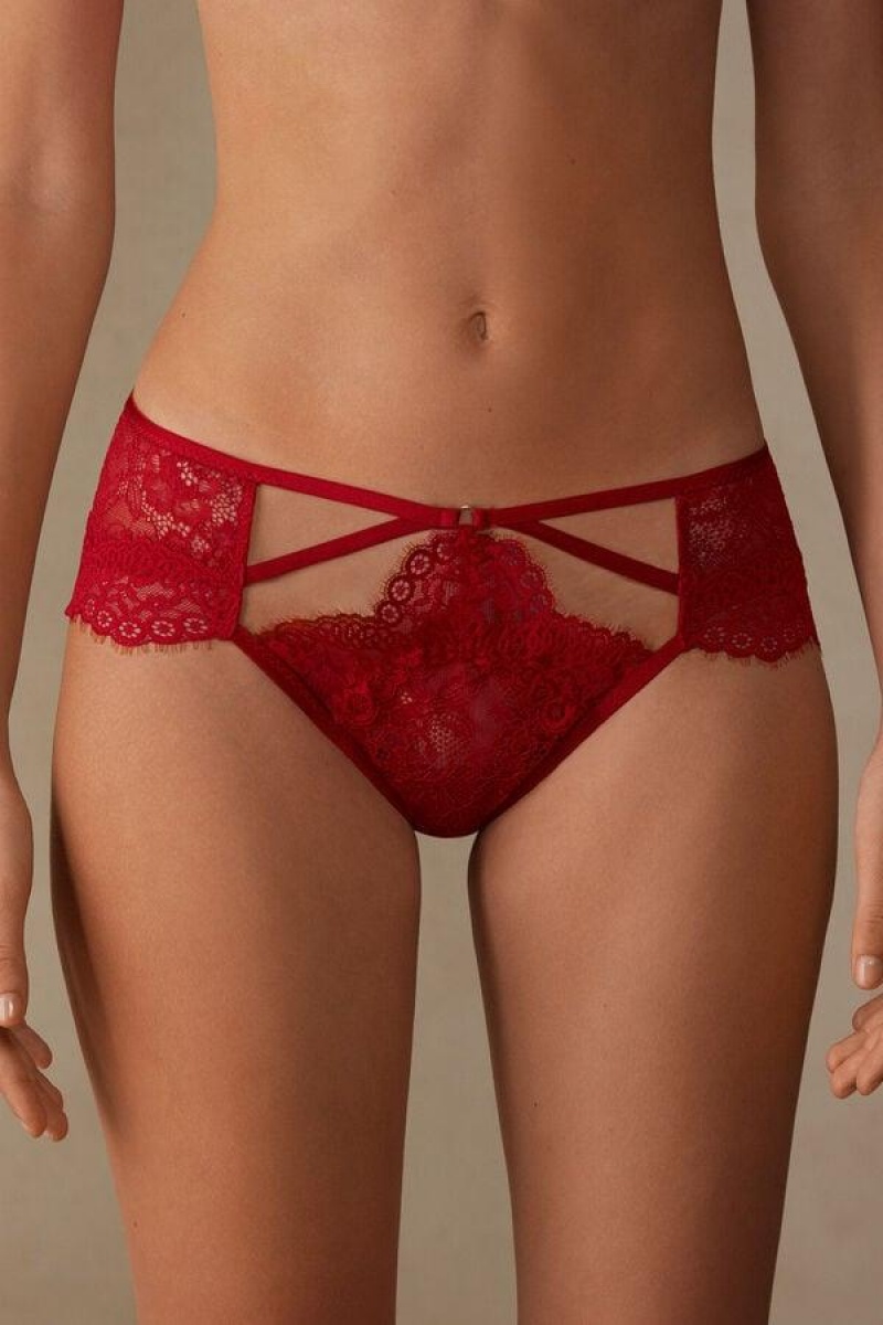 Intimissimi Loosen Heartstrings Hipster Brazilian Truser Dame Rød | NOAP3746